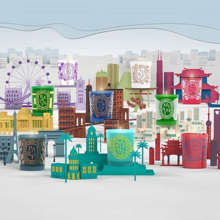 香りでトラベル！ディプティックの限定シティキャンドルでお家にい