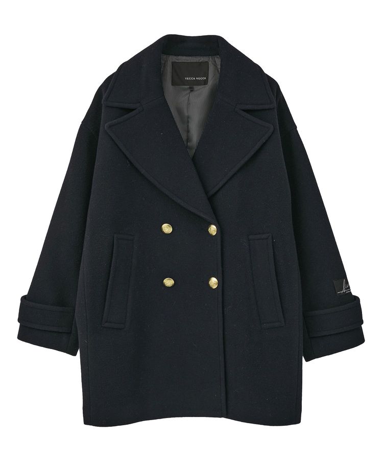 ウール混ミドル丈Pコート/YECCA VECCA（イェッカ ヴェッカ）のその他