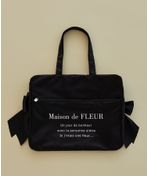 サテンキャリーオンバッグ/Maison de FLEUR（メゾン ド フルール）の