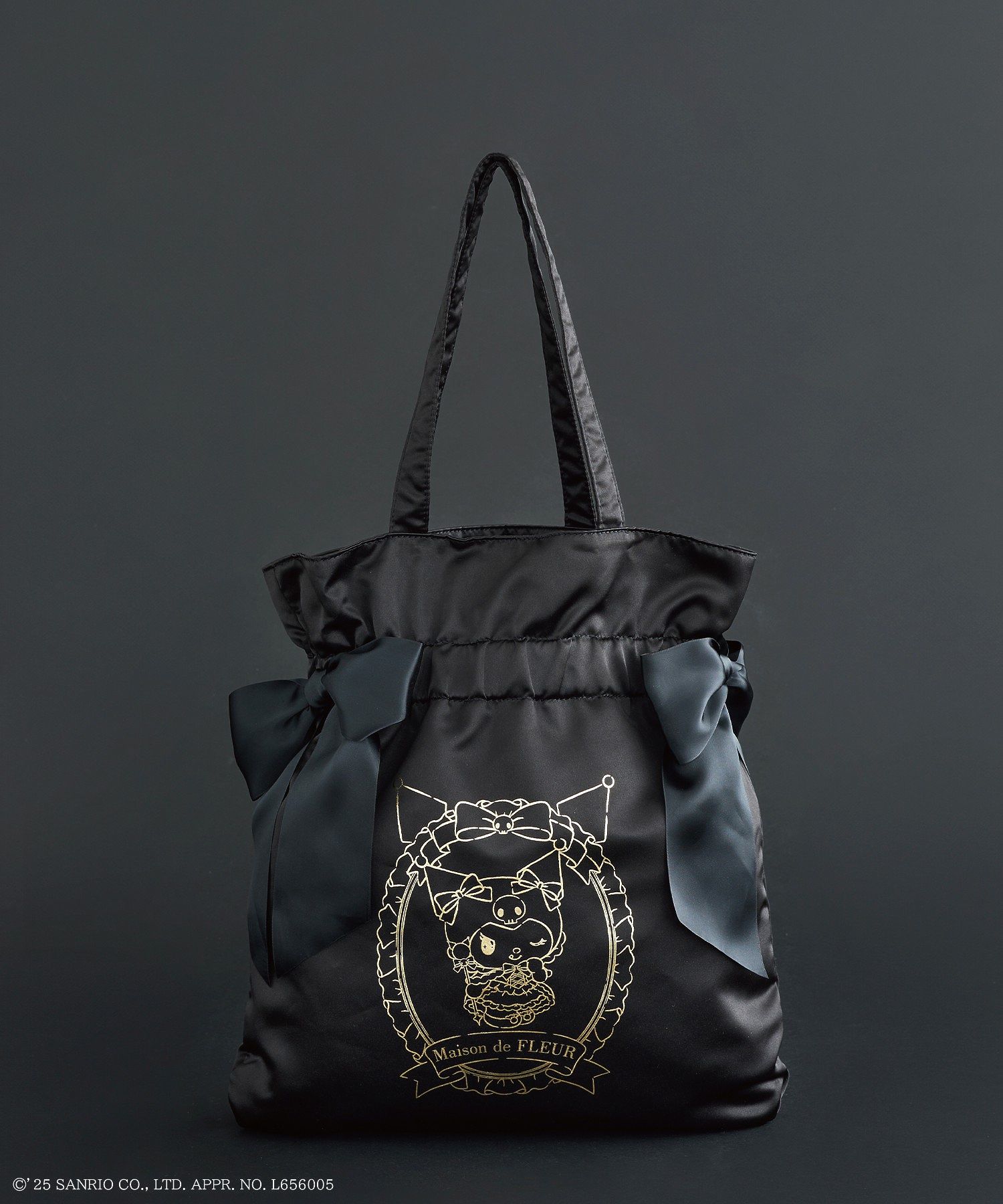 KUROMI ダブルリボントートバッグ/Maison de FLEUR（メゾン ド