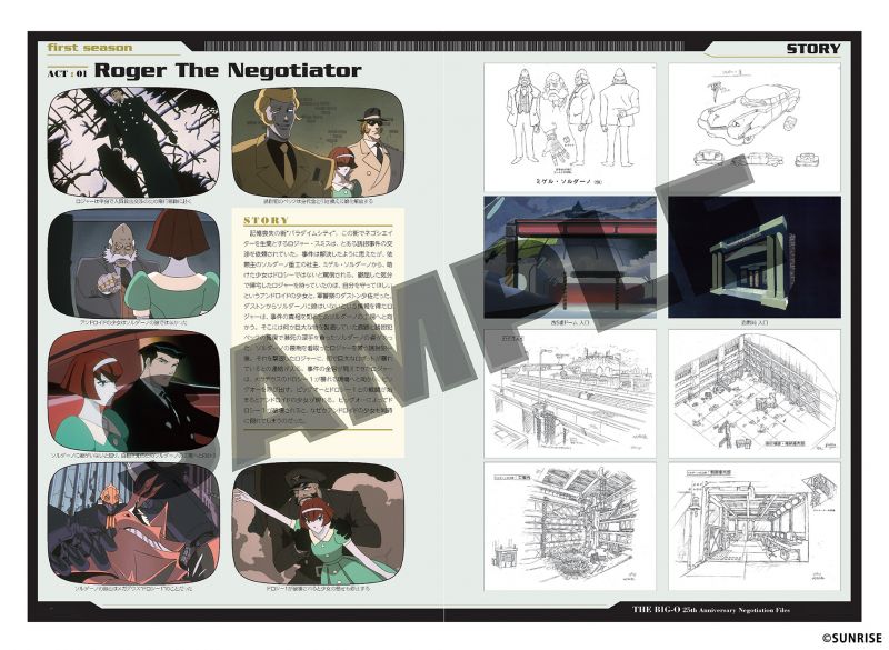 THE ビッグオー] TV アニメ『THE ビッグオー』25 周年記念 公式設定