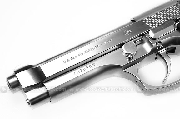 Tokyo Marui M92F Chrome Stainless Finishing Model GBB Airsoft