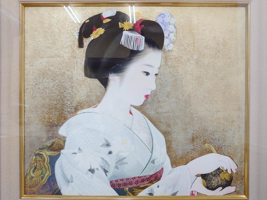 公式】アンティーク家具ラフジュ工房商品詳細ページ真作 中尾淳 「舞妓