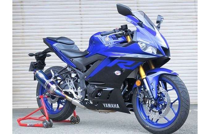 新製品】BEETから焼き色の美しいYZF-R25／MT-25用フルエキゾースト