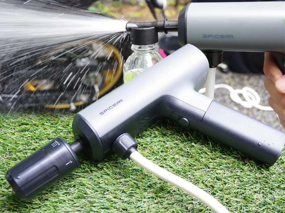 マンション住みライダー必見！】水道も電源も不要なポケッタブル高圧