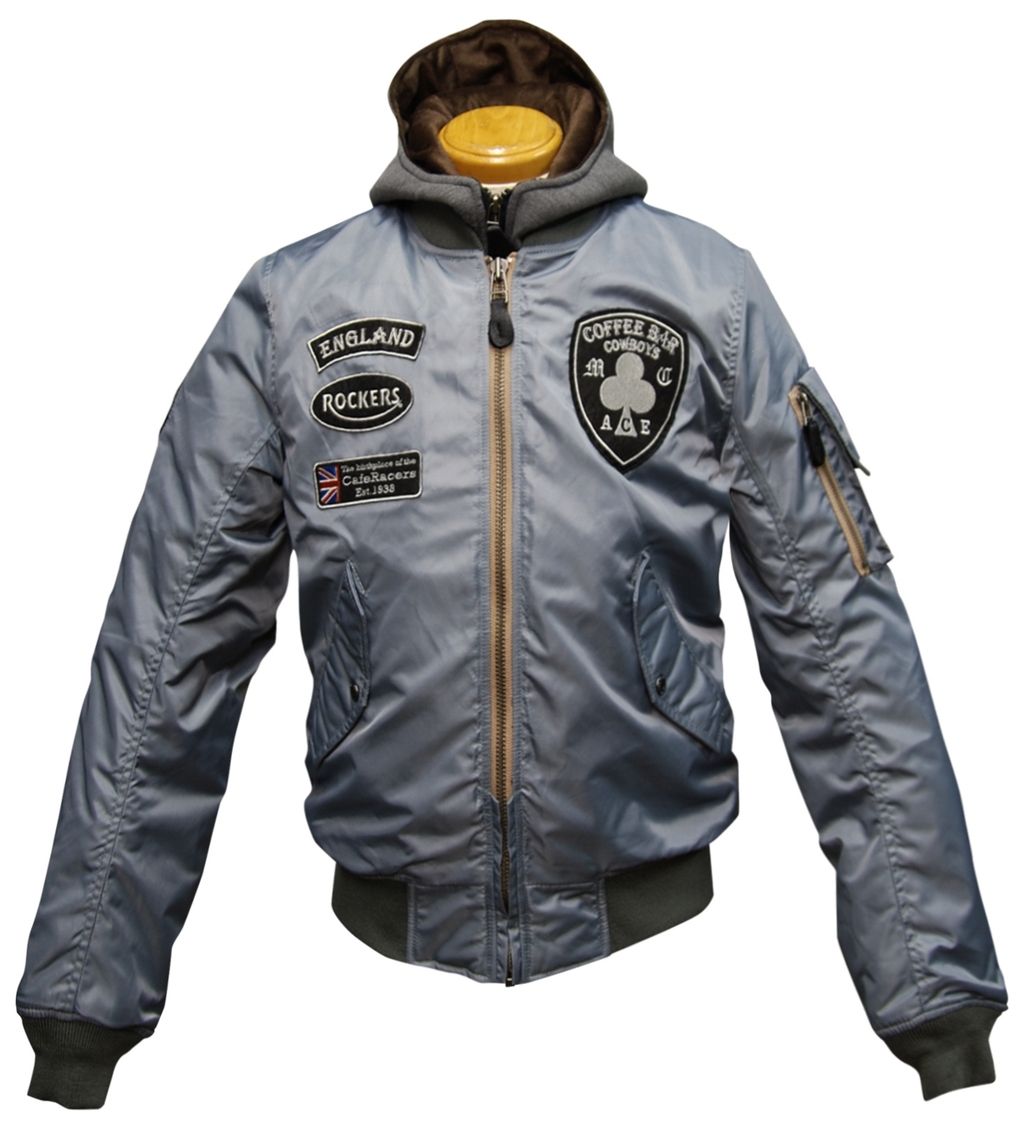 Webike | ACECAFE LONDON エースカフェロンドン Nylon Hoody Flight