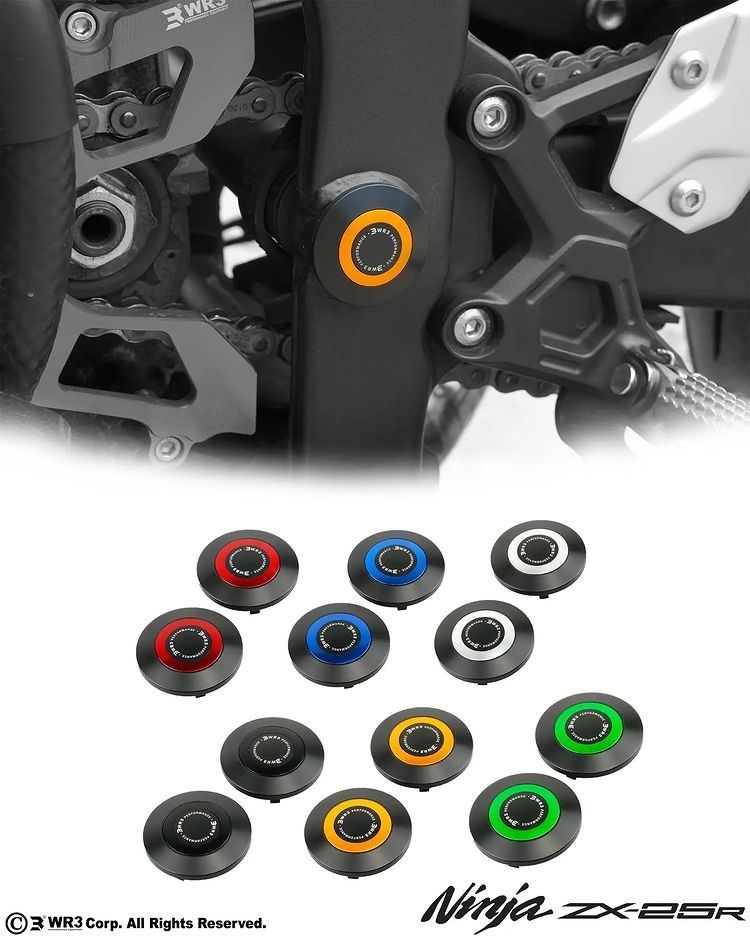 Webike | WR3 ダブルアールスリー フレームホールキャップ ZX-25R(WR3