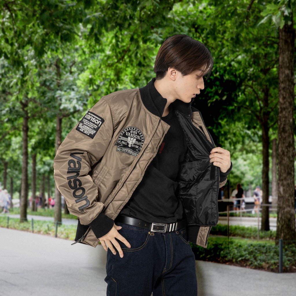 Webike | VANSON バンソン MA-1ジャケット(VS23108W) | オールシーズン
