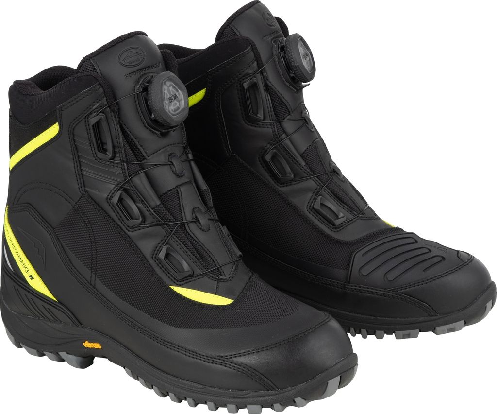 Webike | KUSHITANI クシタニ アドーネシューズ［ブラック／イエロー