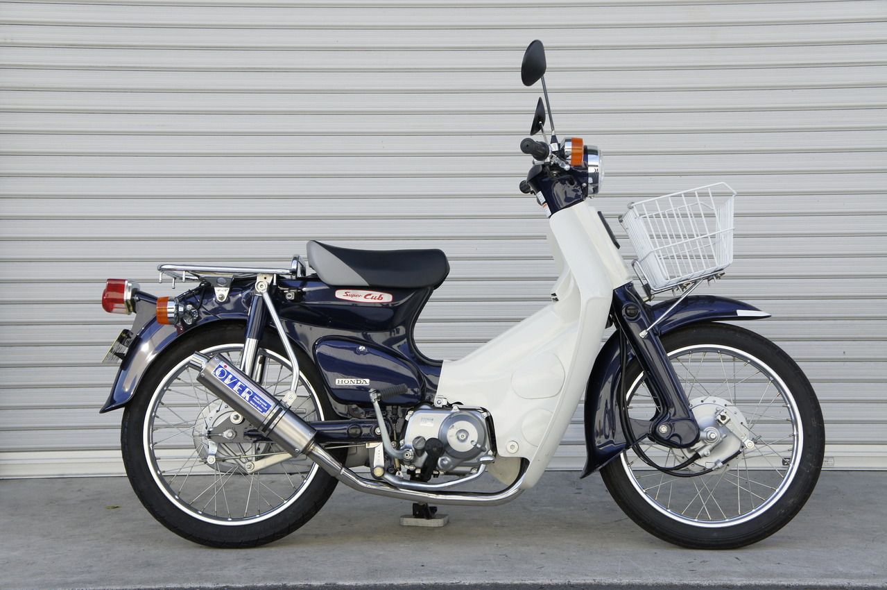 Webike | OVER オーヴァー オーバー ステンカーボン マフラー Cub90(13