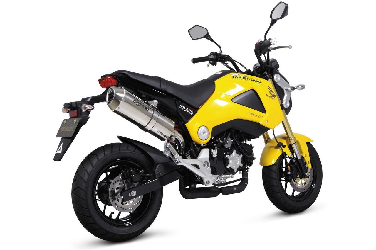 Webike | SP武川 SPタケガワ コーンオーバルマフラー(政府認証) GROM