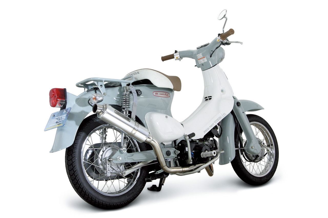 Webike | SP武川 SPタケガワ ボンバーマフラー(政府認証) スーパーカブ