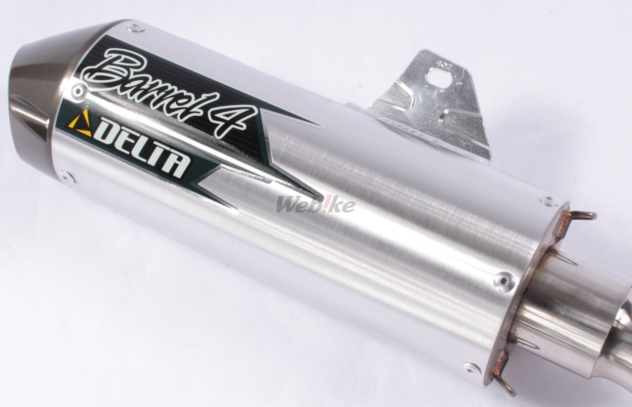 Webike | DELTA デルタ バレル4-S(JMCA)サイレンサー KLX125(F3821