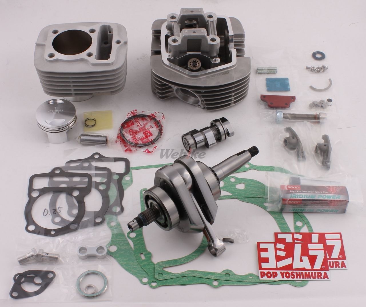 Webike | YOSHIMURA ヨシムラ ヨシムラヘッド (125cc) キット Type-R