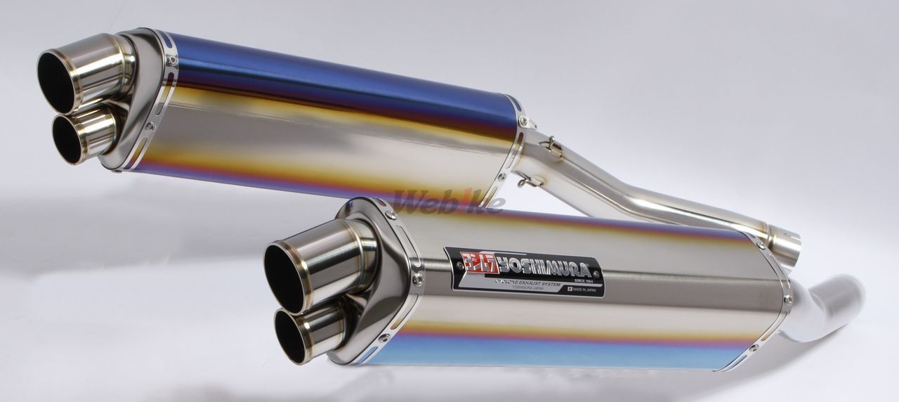 Webike | YOSHIMURA ヨシムラ スリップオン Tri-Ovalサイクロン 2END