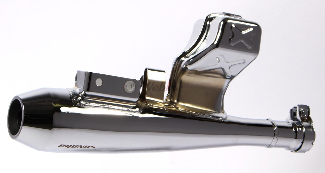 Webike | PRUNUS プラナス ショートマフラー SR400(Q5KSKR001013