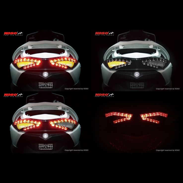 Webike | KOSO コーソー KOSO インフィニティLEDテール シグナスX(KS