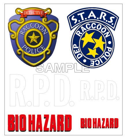 Webike | TANIDA タニダ バイオハザードステッカー ラクーンポリス