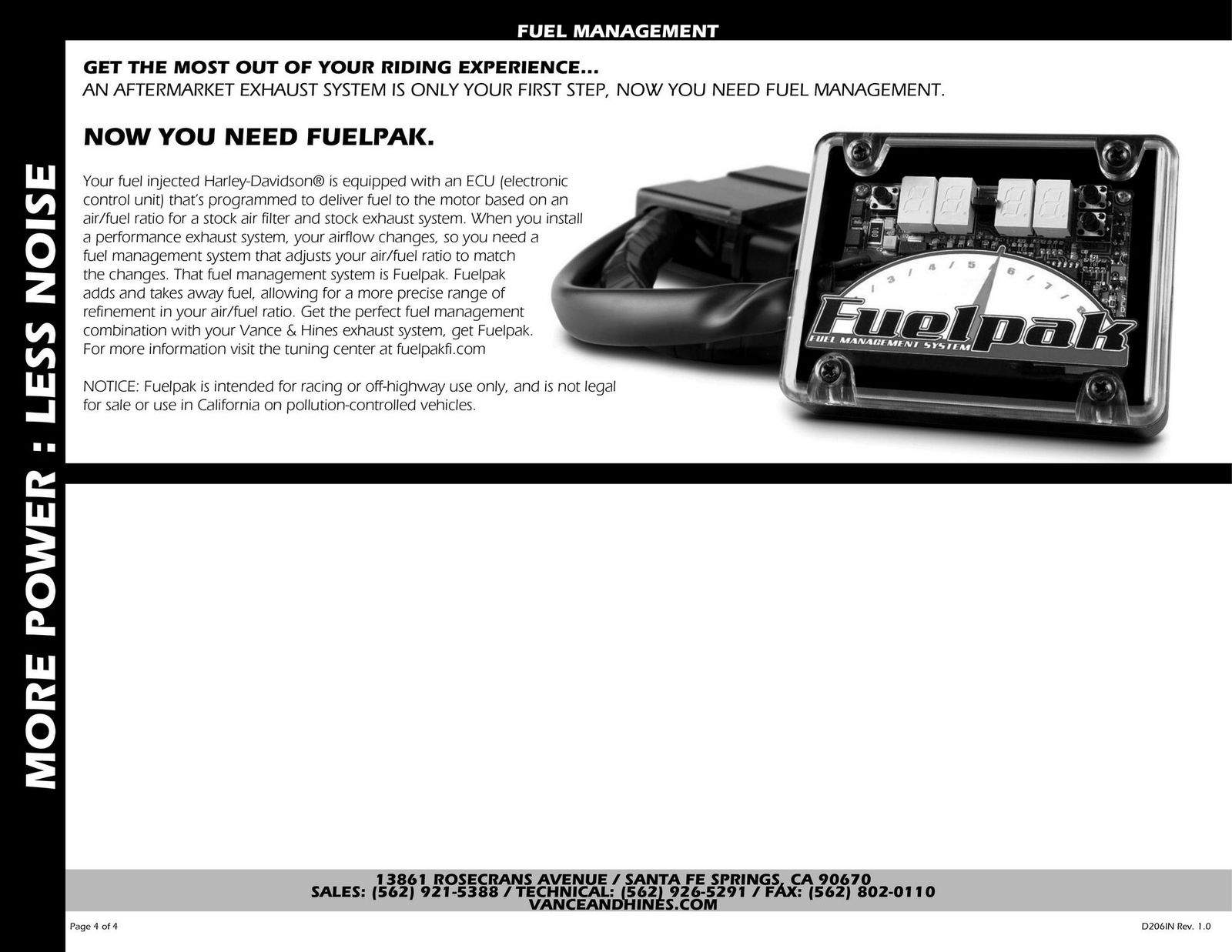 Webike | VANCE&HINES バンス&ハインズ ターンダウン スリップオン