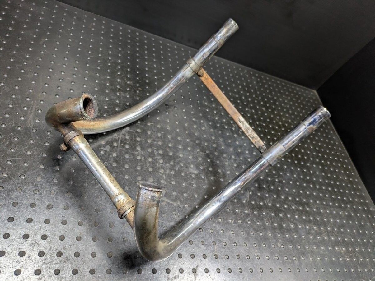 ウェビックガレージセール | □カワサキ W3 純正 連結型 エキパイ