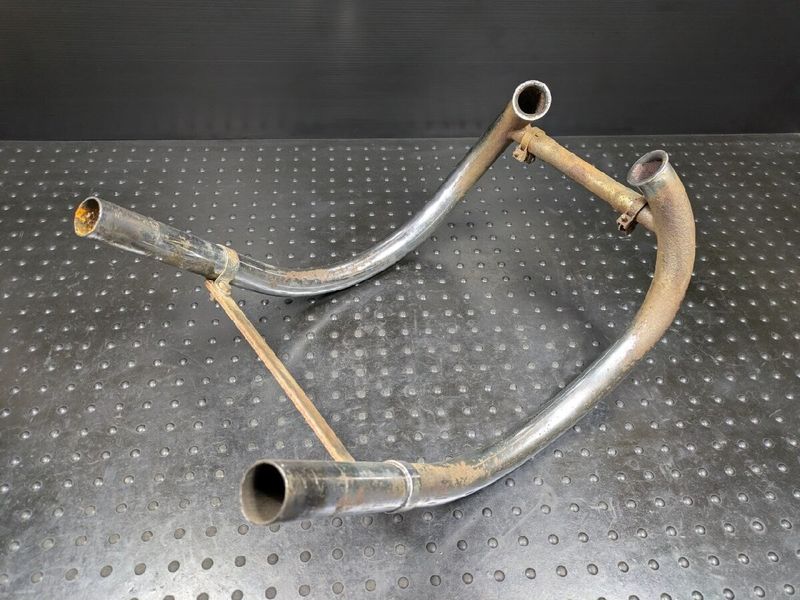 ウェビックガレージセール | □カワサキ W3 純正 連結式 エキパイ