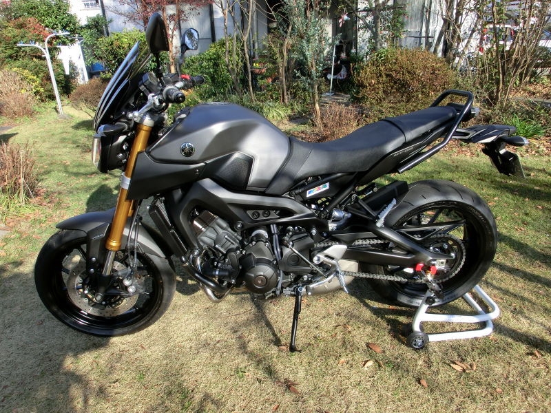 ヤマハ MT-09 グラブバー・タンデムバー・シーシーバー 口コミ・動画