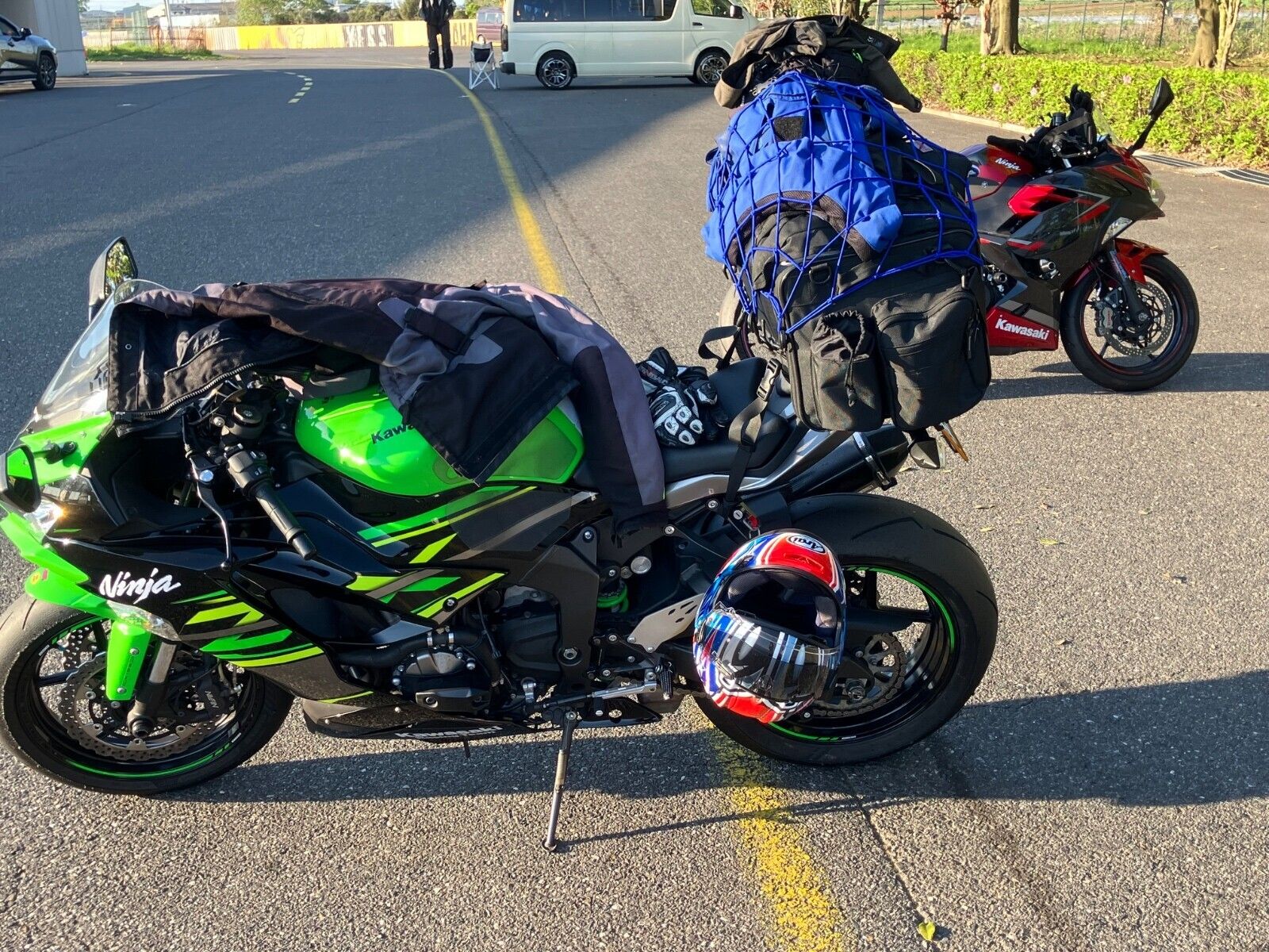 KAWASAKI ZX-6R「閉校式後のレクチャー ＠【ZX636G】筑波1000 (8