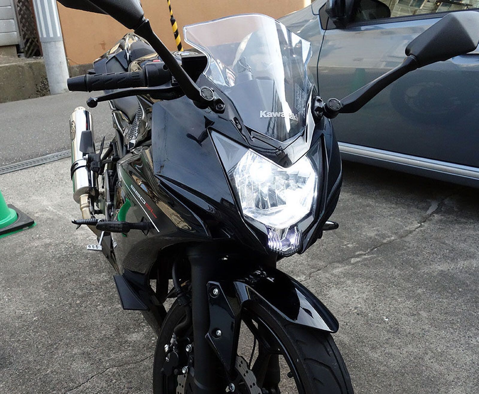 KAWASAKI ニンジャ250SL「Ninja250SL LEDヘッドライト＆リムストライプ