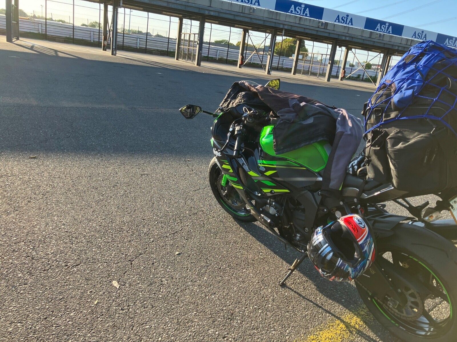 KAWASAKI ZX-6R「閉校式後のレクチャー ＠【ZX636G】筑波1000 (8