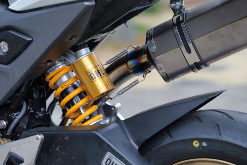 ホンダ グロム OHLINS:オーリンズ 口コミ・動画インプレッション (1