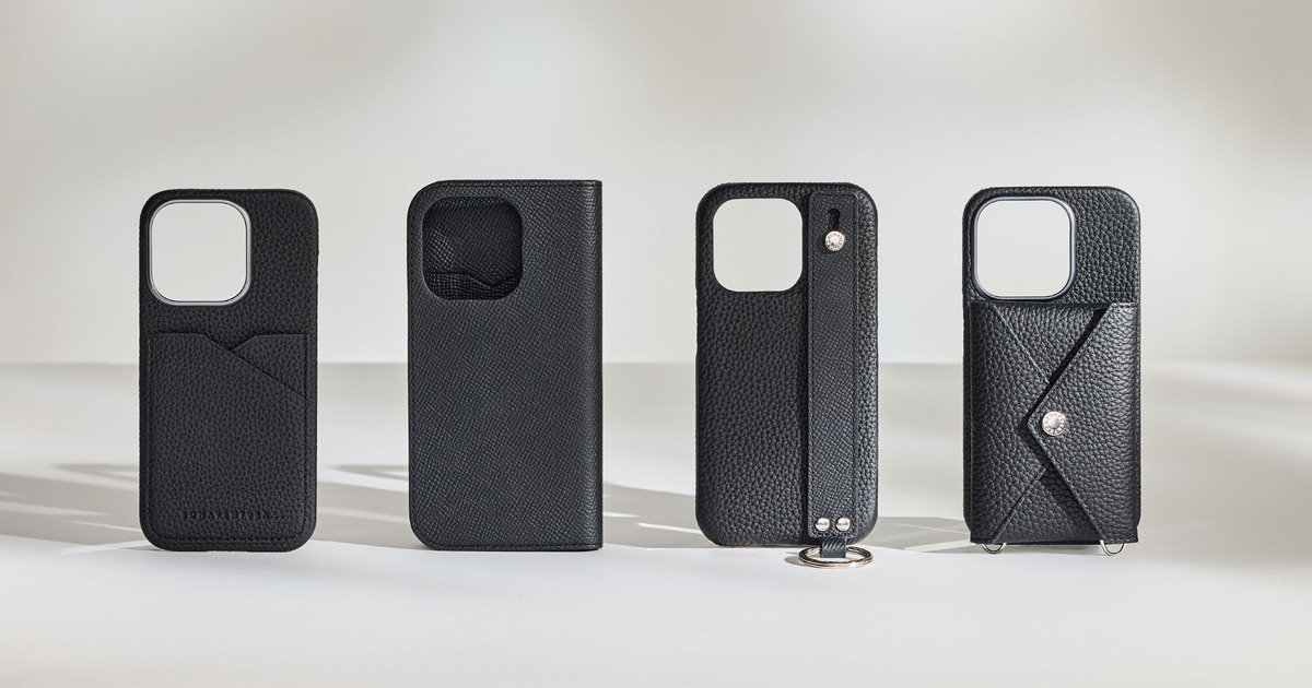 おしゃれな大人のiPhoneケース】相棒にするなら「ボナベンチュラ」の黒