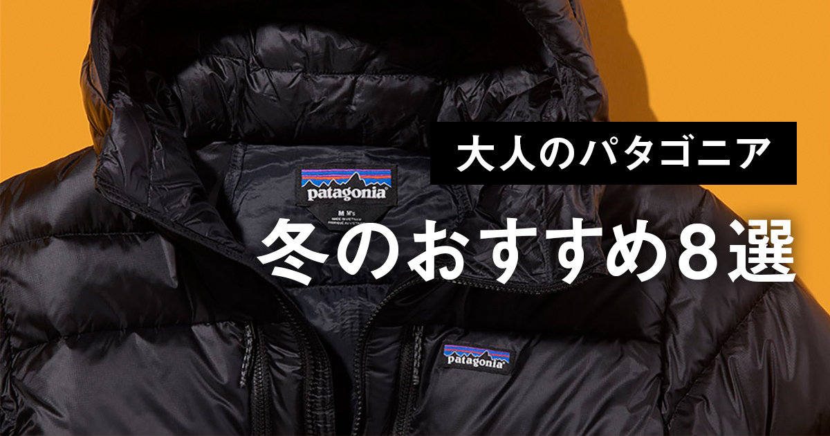 大人のパタゴニア】冬のおすすめ8選。究極の黒ダウンに新定番の薄軽
