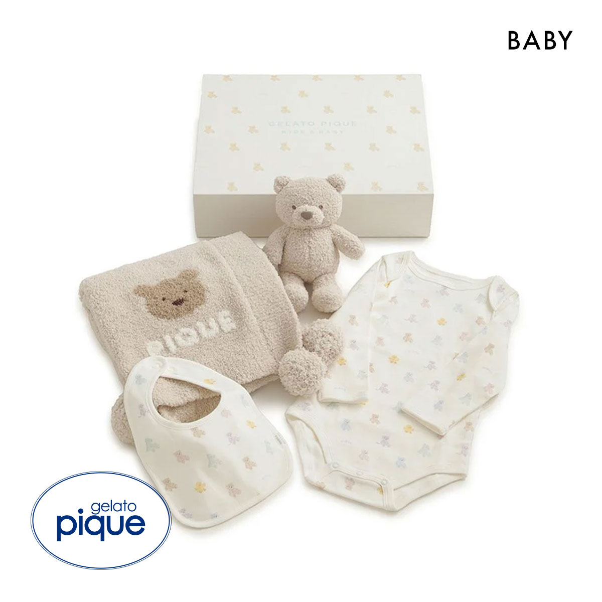 ジェラートピケ キッズアンドベイビー ベビー ベアブランケット