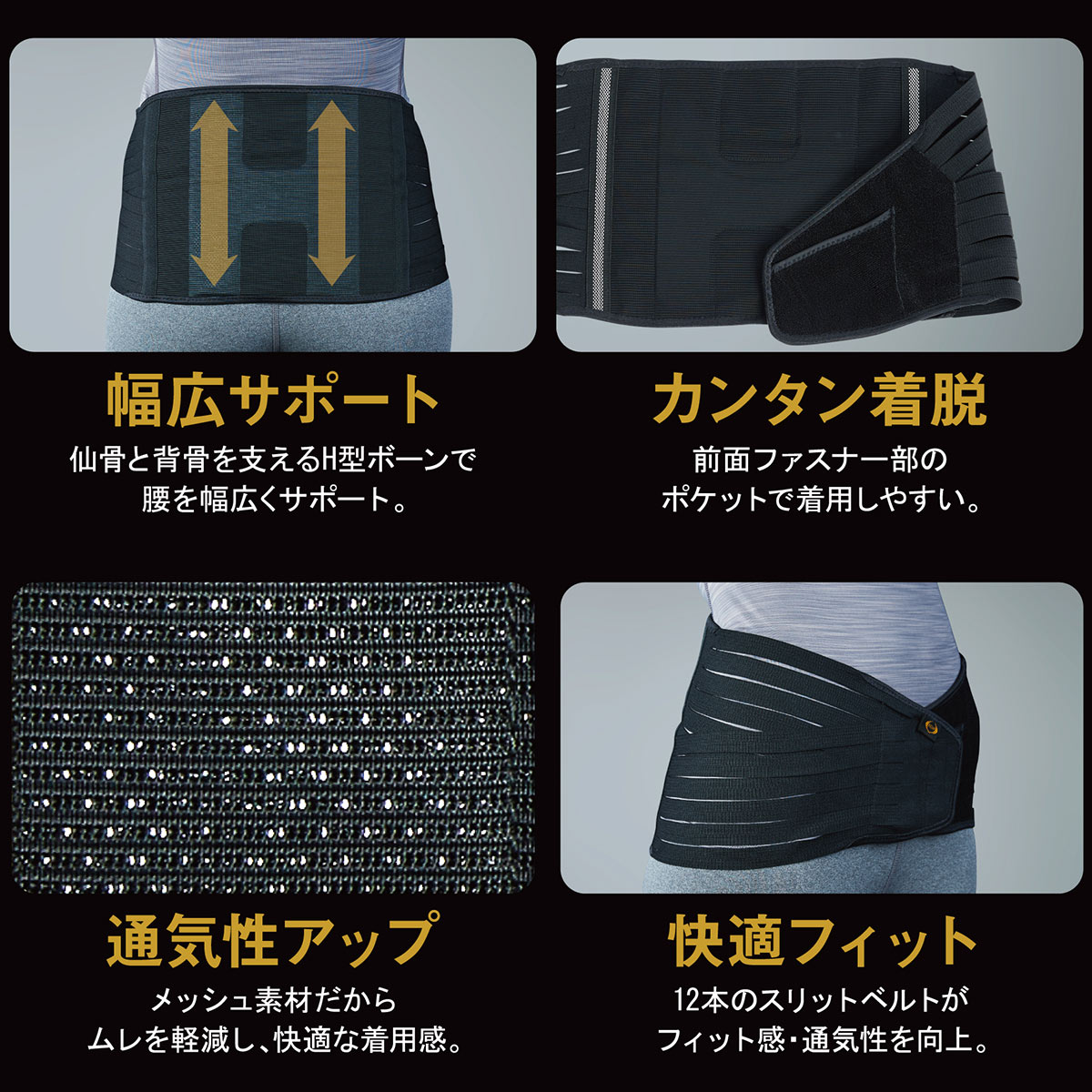 ライザップ RIZAP 腰サポーター 日本製 | SHIROHATO(白鳩)
