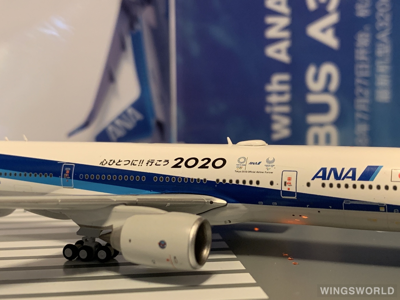 JC Wings 1:400 Boeing 777-200 ANA 全日空EW4772003 JA745A 的照片