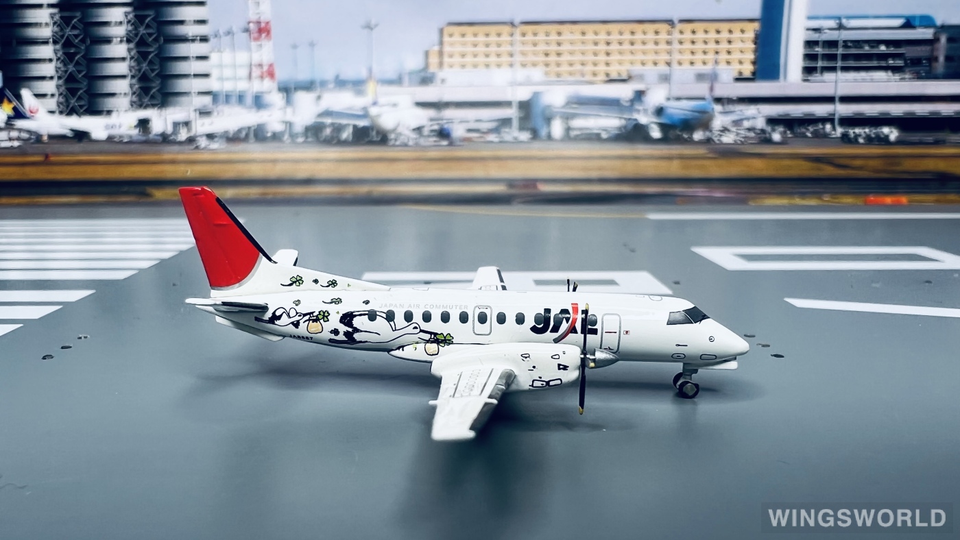 JC Wings 1:400 Saab 340 Japan Air Commuter JC4076 JA8887 的照片