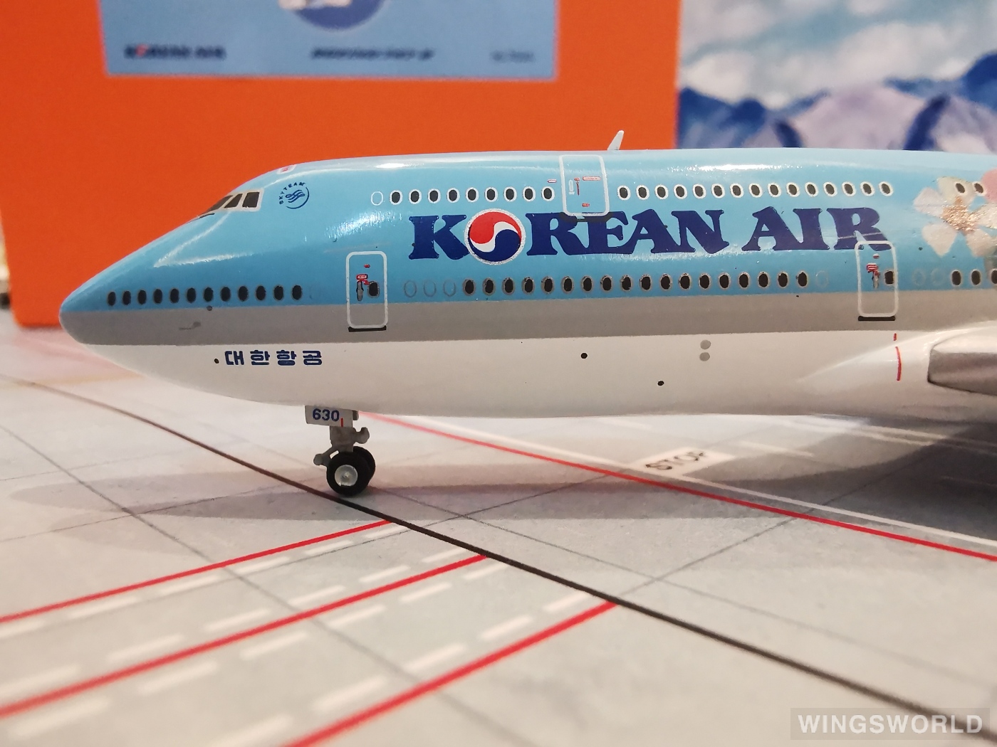 JC Wings 1:400 Boeing 747-8 Korean Air 大韩航空EW4748001 HL7630 的