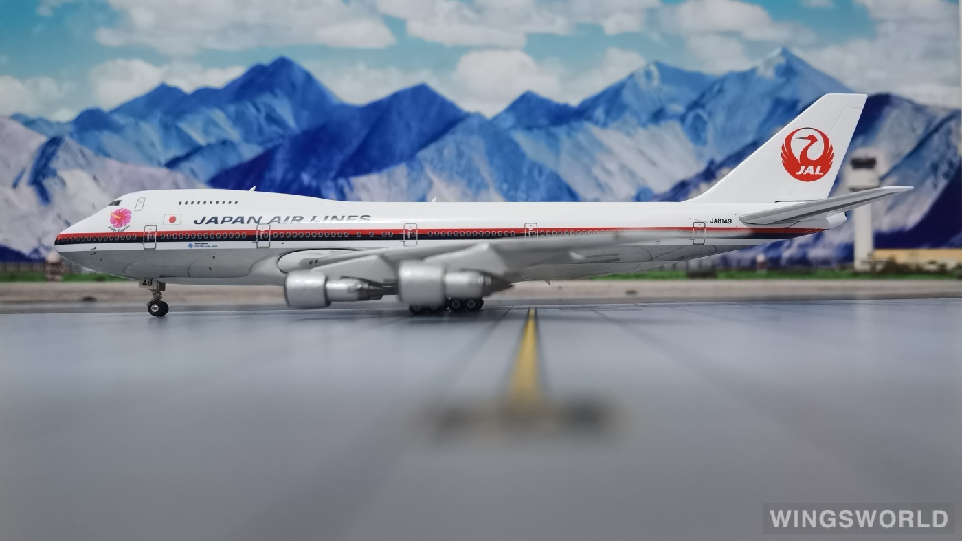 Phoenix 1:400 Boeing 747-200 Japan Airlines 日本航空PH04483 JA8149