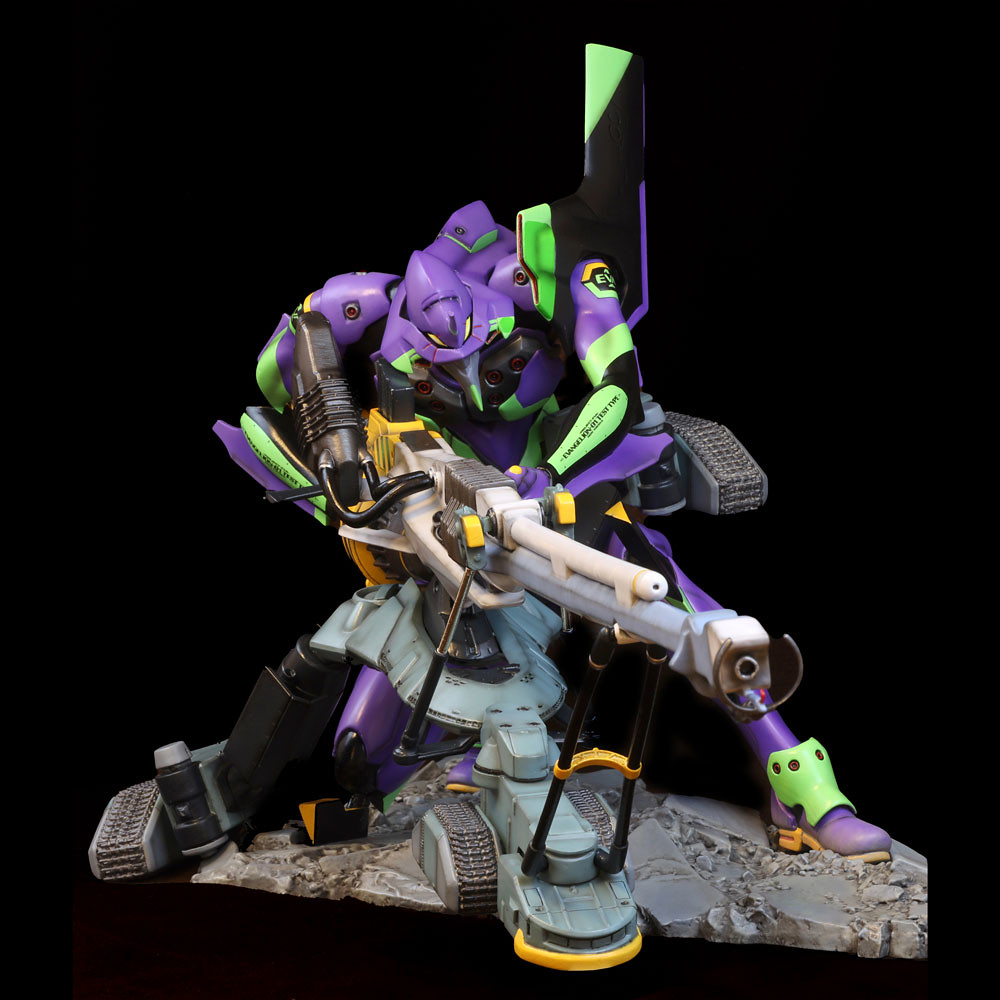 海洋堂「EVANGELION Movie Scene STATUE 新劇場版：序初號機」大魄力80