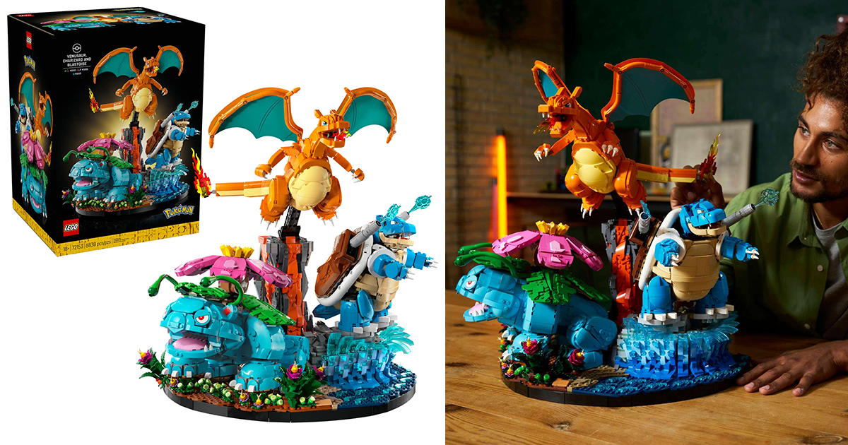 LEGO 72153『ポケットモンスター』より「フシギバナ、リザードン