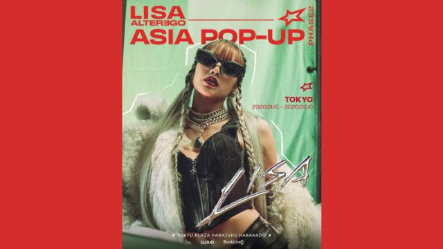 BLACKPINK LISAの『ALTER EGO』ポップアップが東京に！実着用衣装展示