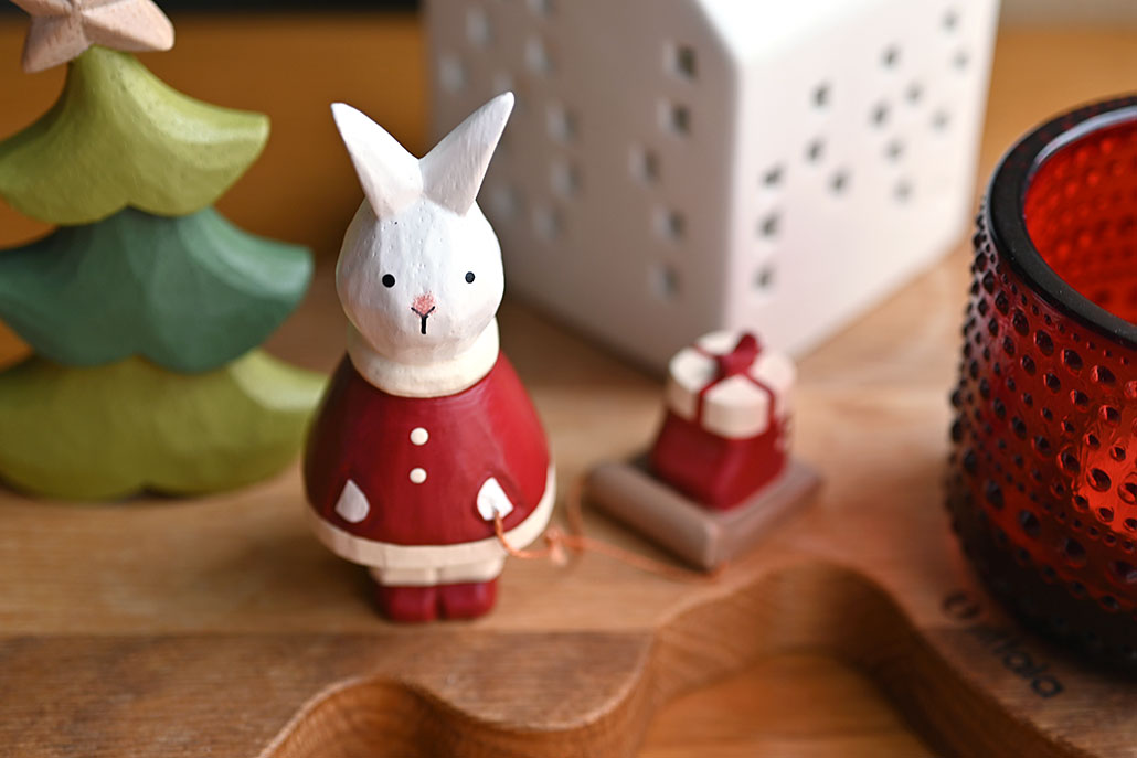 クリスマスウサギサンタ/ブーツプレゼント (クリスマスウサギサンタ