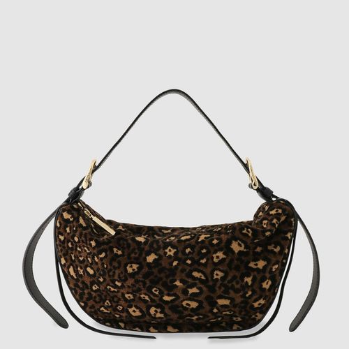 VIOLAd'ORO レオパードジャカードショルダーバッグ|ANAYI OFFICIAL