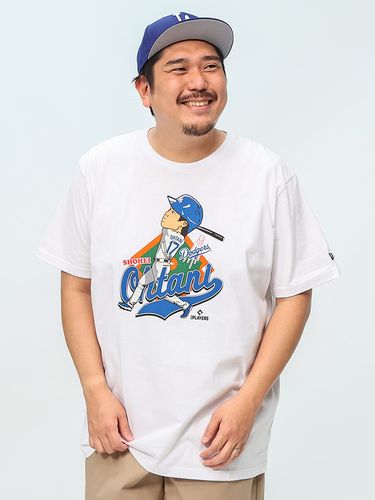 半袖 Tシャツ NEW ERA×MLB 大谷翔平×デコピンプリント トップス シャツ