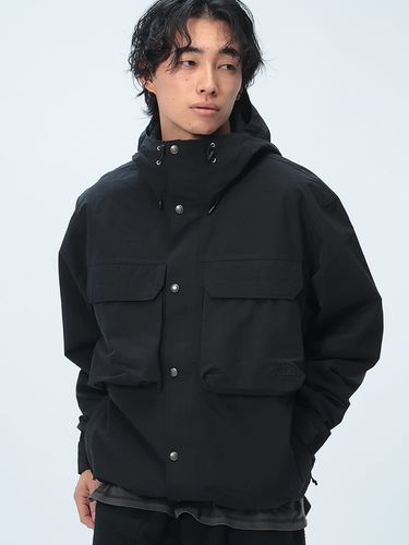 THE NORTH FACE (ザ ノースフェイス) ナイロン ロゴプリント ダブル