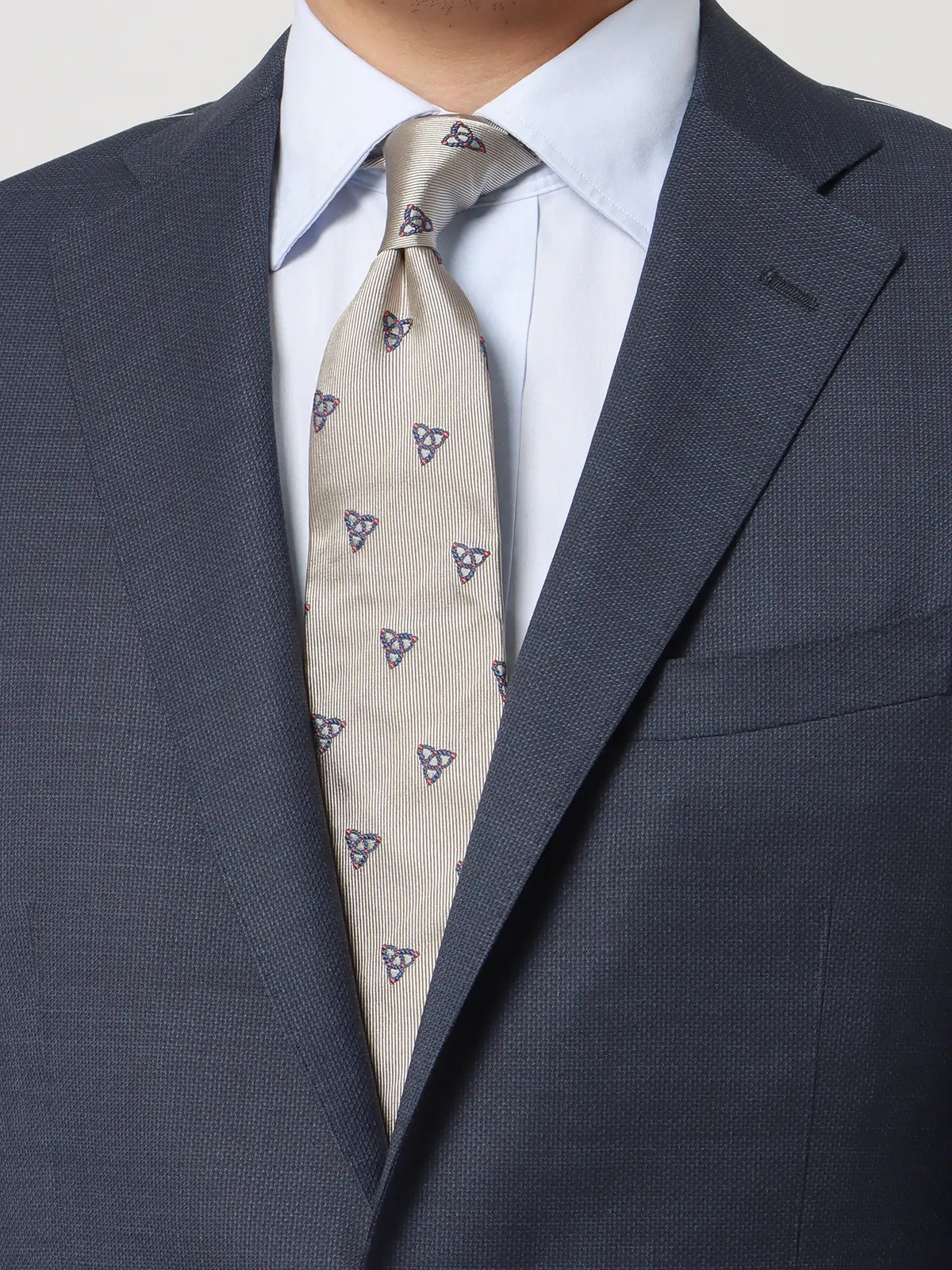 スーツ／2つボタン／CANONICO／SUPERSONIC／マイクロパターン／CH22