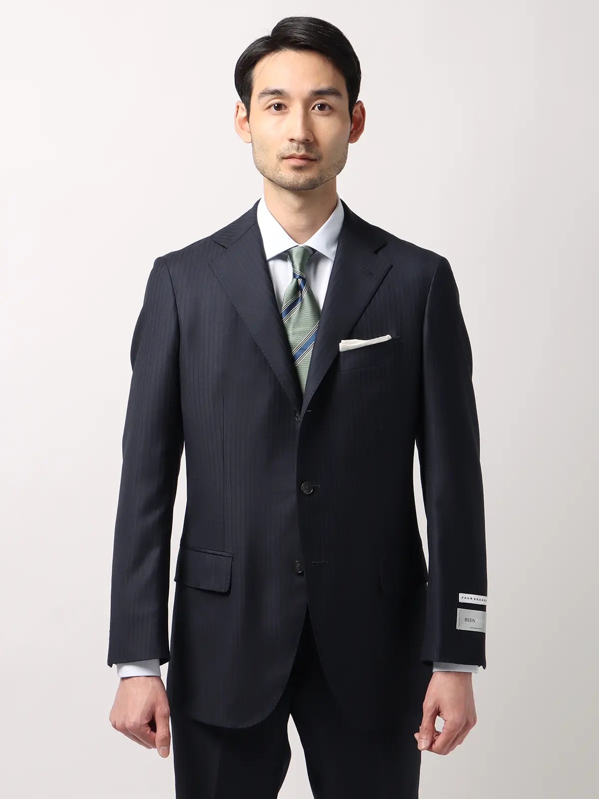 スーツ／3つボタン／REDA FLEXO／カラーストライプ／TR24 | SUIT