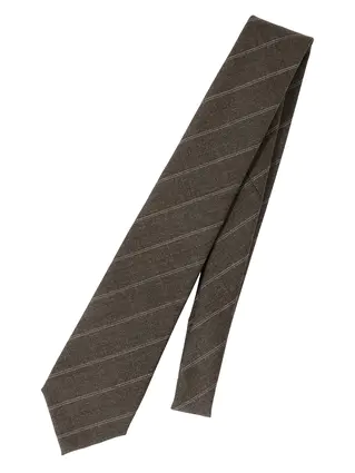 ネクタイ／CANONICO／JAPAN MADE／ウール／ピンストライプ | SUIT