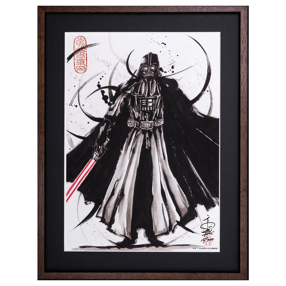 スター・ウォーズ 武人画「ダース・ベイダー8」｜浮世絵工房