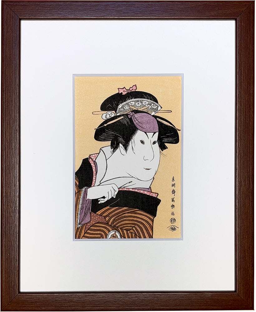 東洲斎写楽「四代岩井半四郎の浮き世之助下女さん実は左馬之助妹さへだ